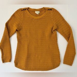 Lucy & Laurel Honeycomb Knit Sweater medium